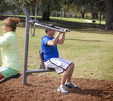 Lat Pulldown - Outdoor Adult Fitness Parks - Aerobic, Core Health